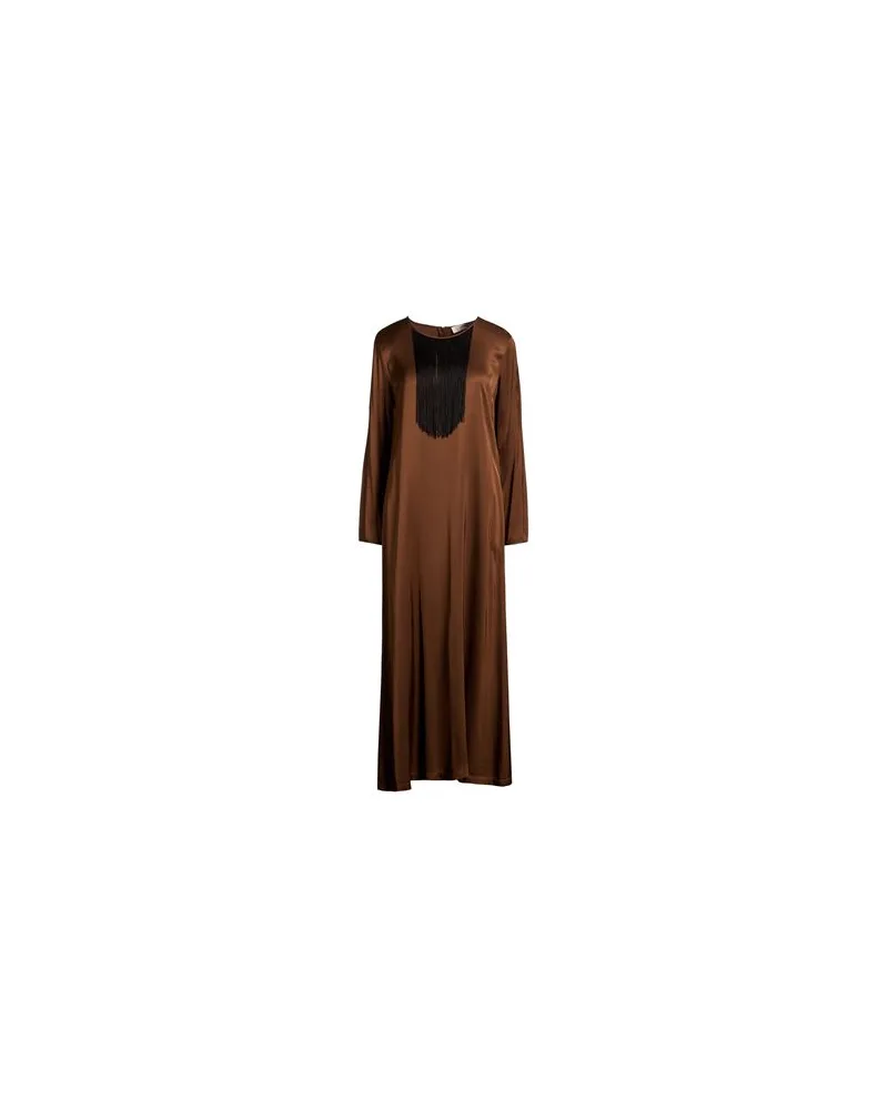 Jucca KLEIDER - Maxi-Kleiderauf YOOX.COM Braun