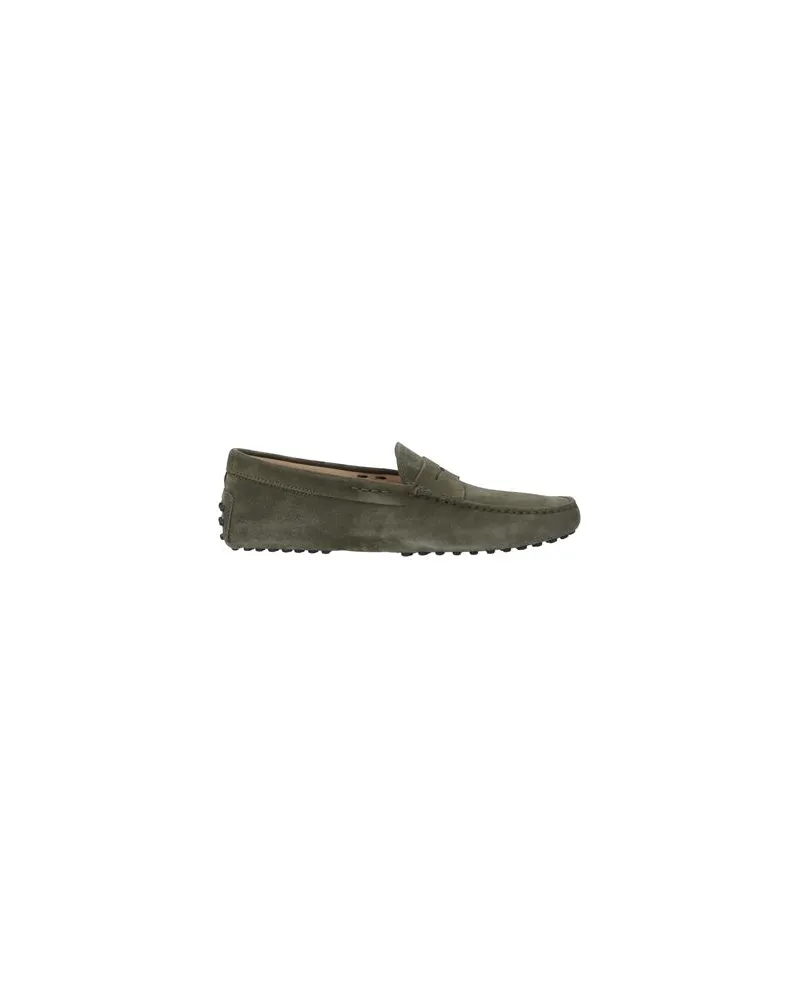 TOD'S SCHUHE - Mokassinsauf YOOX.COM Militärgrün