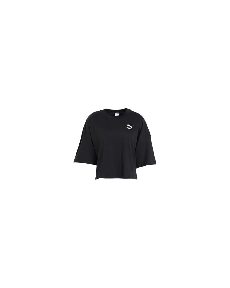 Puma CLASSICS Oversized Tee  - TOPS - T-shirtsauf YOOX.COM Schwarz