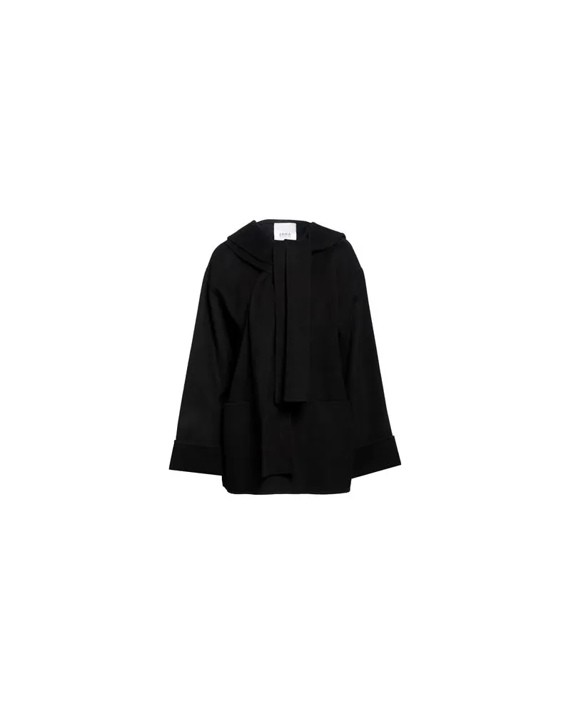 Erika Cavallini JACKEN & MÄNTEL - Mäntelauf YOOX.COM Schwarz