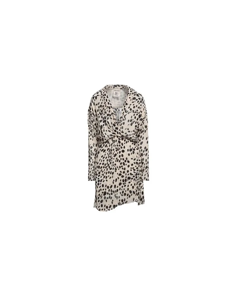 Semicouture KLEIDER - Mini-Kleiderauf YOOX.COM Beige