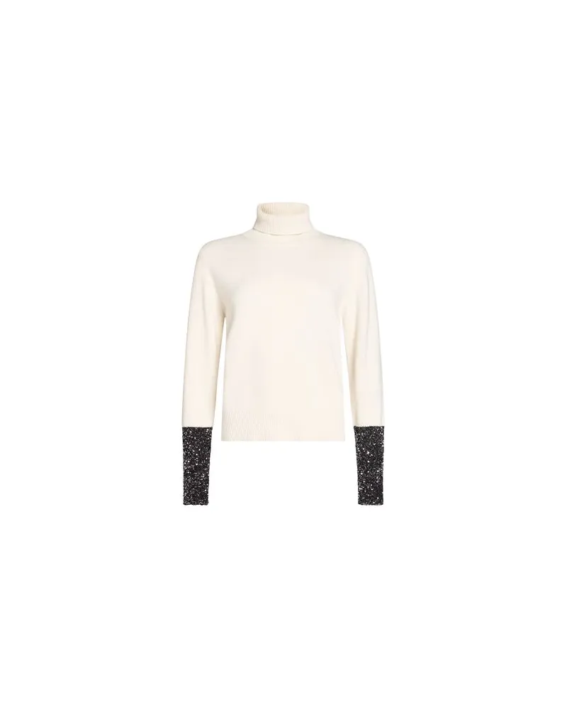 Jucca STRICKWAREN - Rollkragenpulloverauf YOOX.COM Cremeweiß