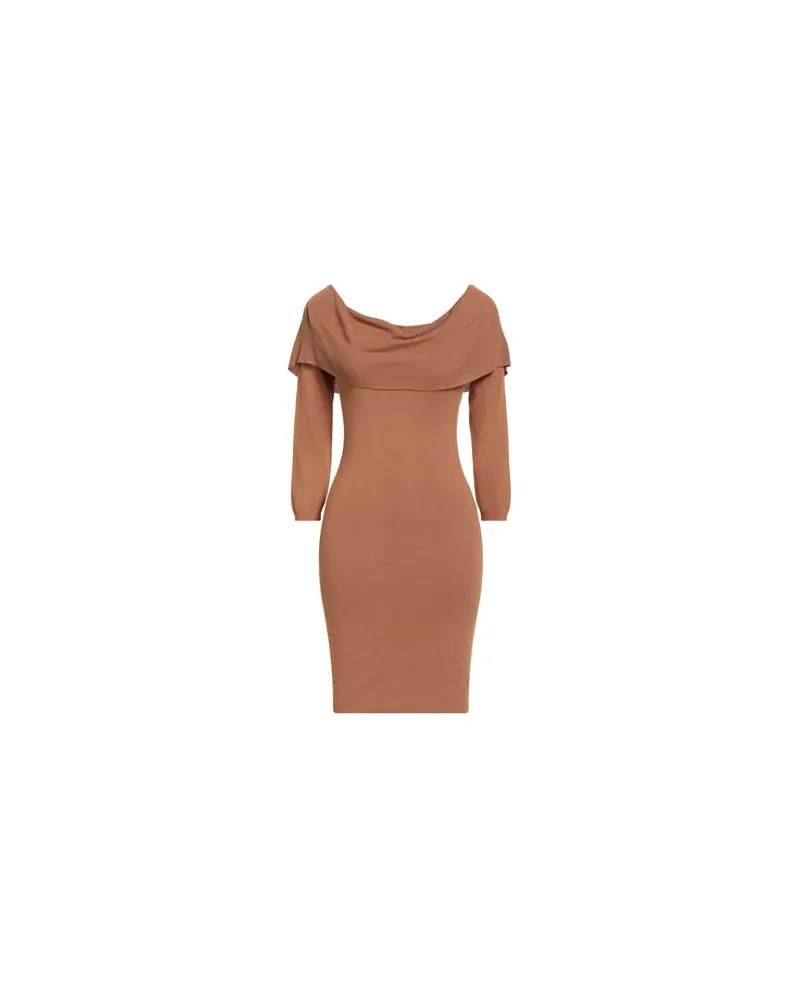 CRISTINAEFFE KLEIDER - Mini-Kleiderauf YOOX.COM Kamel