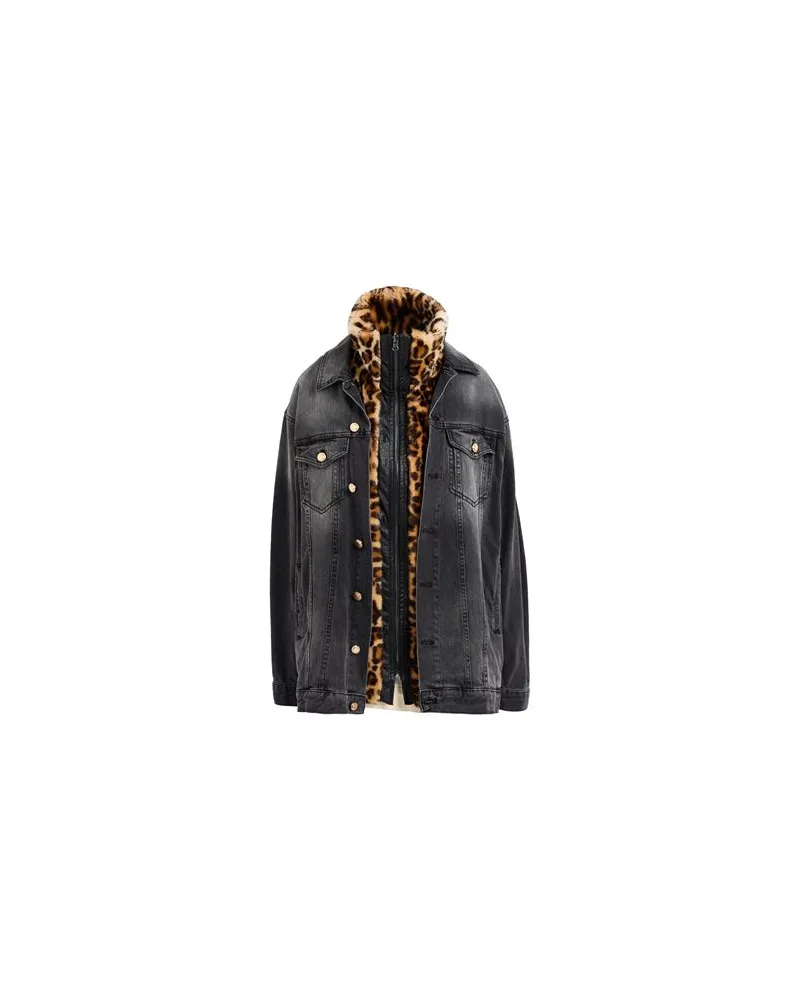 Silvian Heach JACKEN & MÄNTEL - Jeansjacken/Mäntelauf YOOX.COM Schwarz