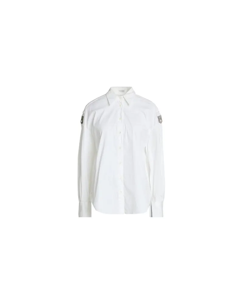 Brunello Cucinelli TOPS - Hemdenauf YOOX.COM Weiß