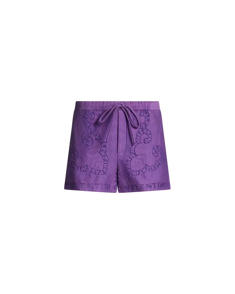 Valentino Garavani HOSEN & RÖCKE - Shorts & Bermudashortsauf YOOX.COM Violett