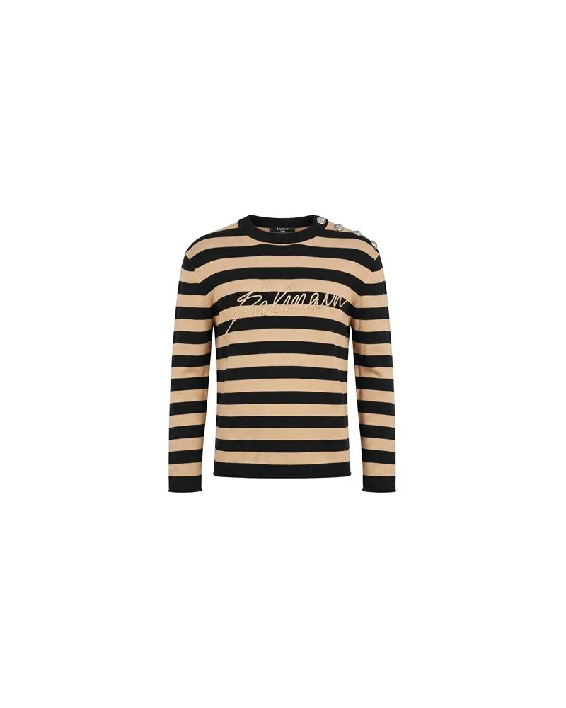 Balmain STRICKWAREN - Pulloverauf YOOX.COM Sand
