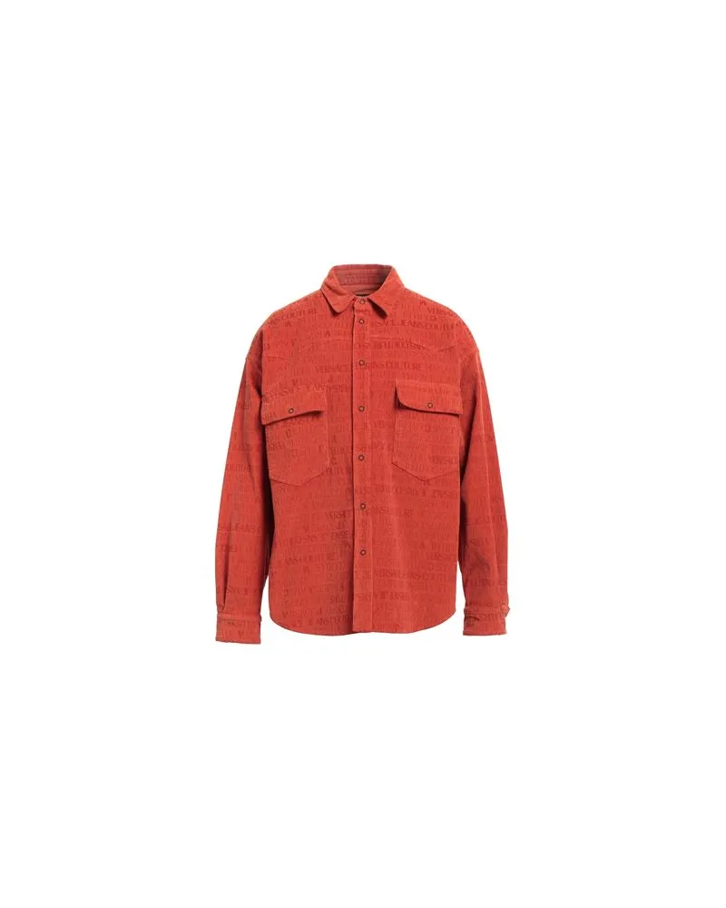 Versace Jeans TOPS - Hemdenauf YOOX.COM Orange