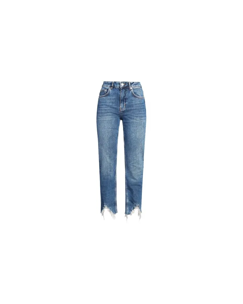 Maje HOSEN & RÖCKE - Jeanshosenauf YOOX.COM Blau