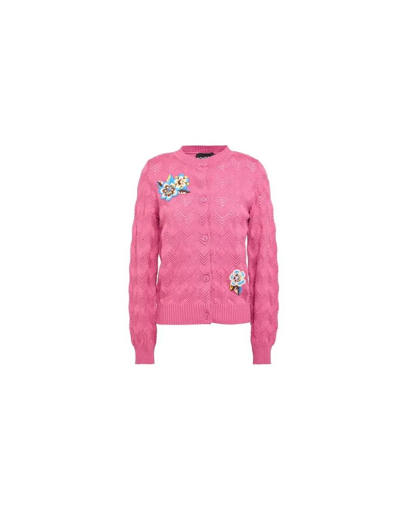 Moschino STRICKWAREN - Strickjackenauf YOOX.COM Rosa