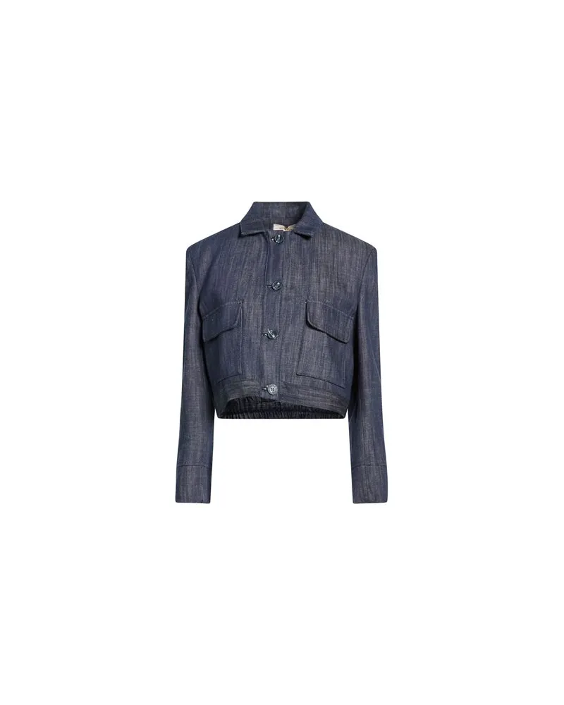 Kaos JACKEN & MÄNTEL - Jeansjacken/Mäntelauf YOOX.COM Blau