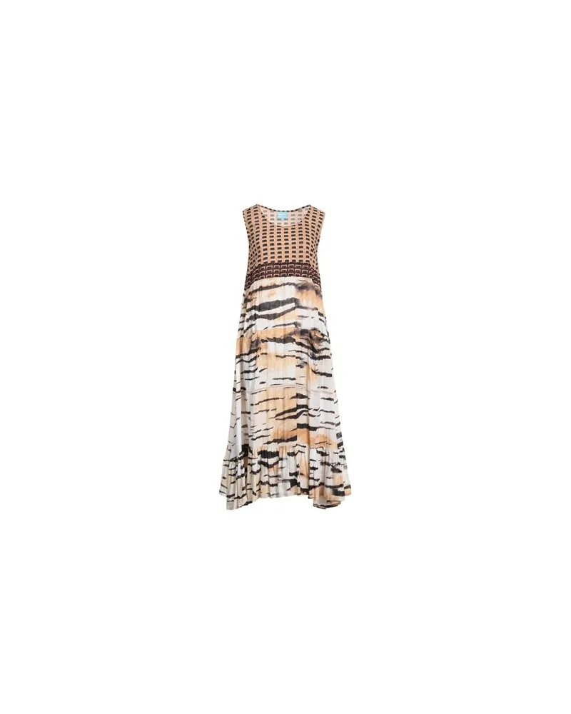 Iconique KLEIDER - Midi-Kleiderauf YOOX.COM Kamel