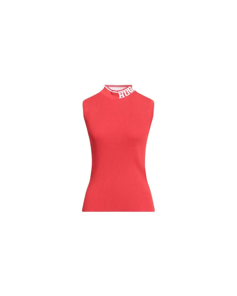 HUGO BOSS STRICKWAREN - Rollkragenpulloverauf YOOX.COM Rot