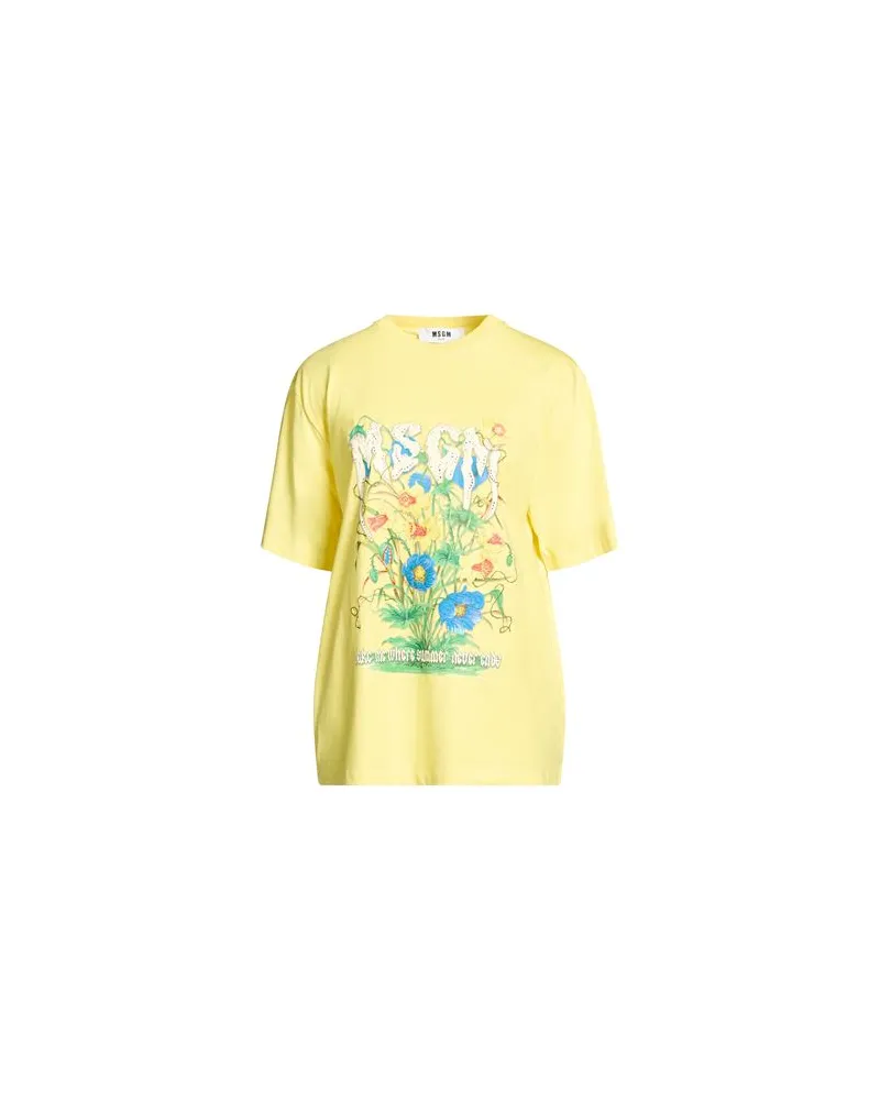 MSGM TOPS - T-shirtsauf YOOX.COM Gelb