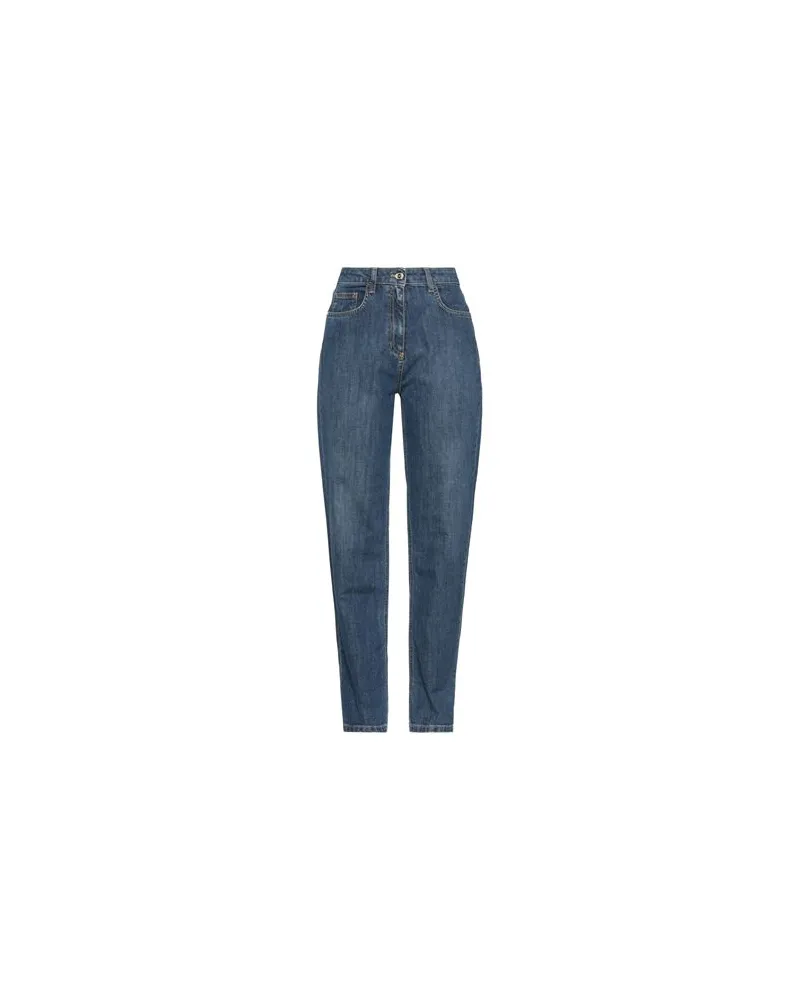 Elisabetta Franchi HOSEN & RÖCKE - Jeanshosenauf YOOX.COM Blau