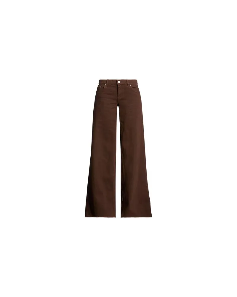 Stella McCartney HOSEN & RÖCKE - Jeanshosenauf YOOX.COM Schokobraun