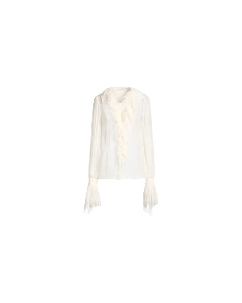 Alberta Ferretti TOPS - Hemdenauf YOOX.COM Elfenbein