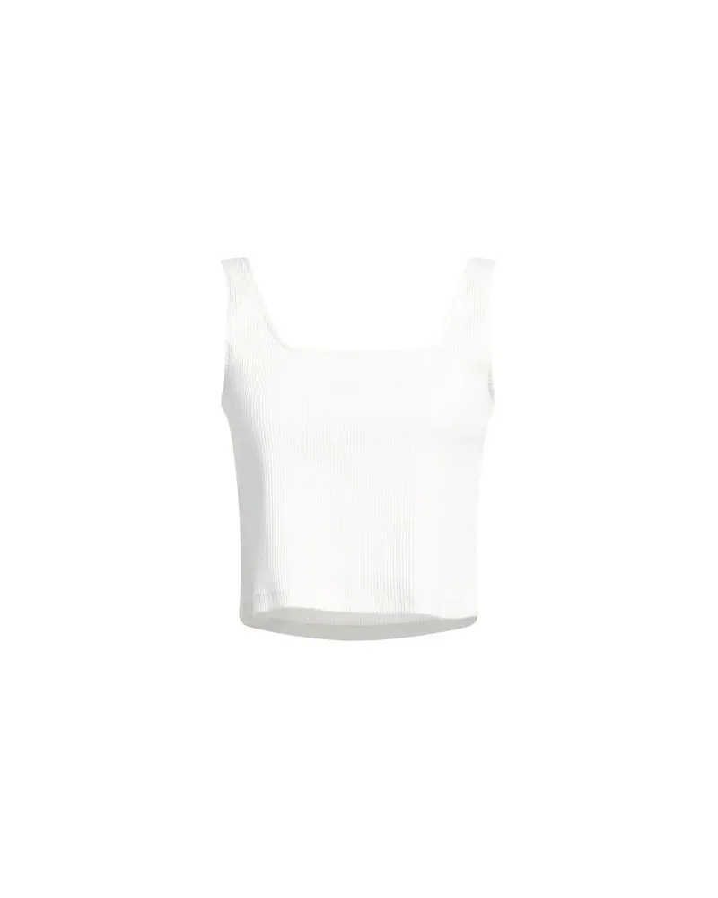 Pieces TOPS - Topsauf YOOX.COM Weiß