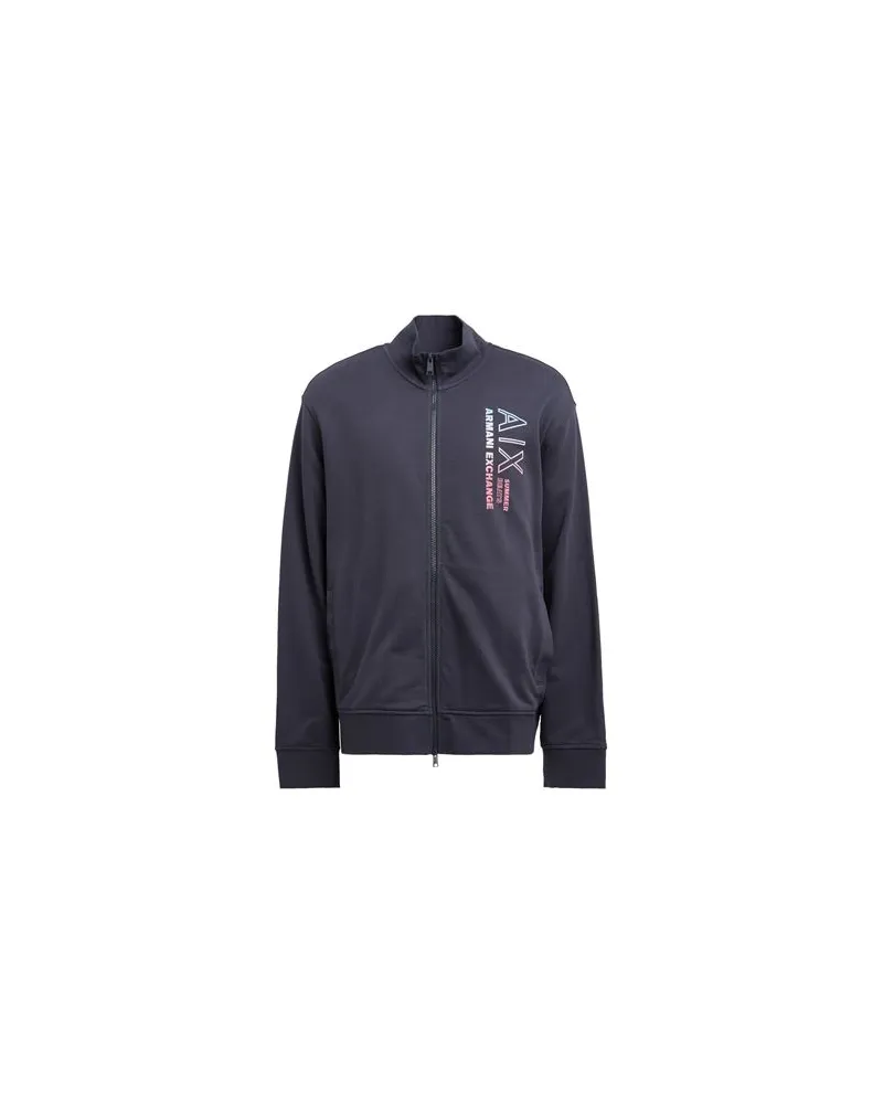 Armani Exchange TOPS - Sweatshirtsauf YOOX.COM Marineblau