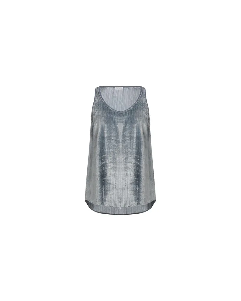 Brunello Cucinelli TOPS - Topsauf YOOX.COM Blaugrau