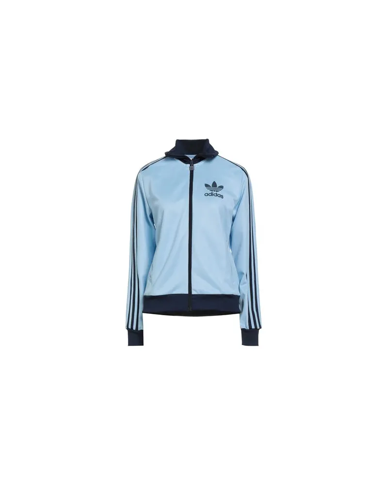adidas TOPS - Sweatshirtsauf YOOX.COM Himmelblau