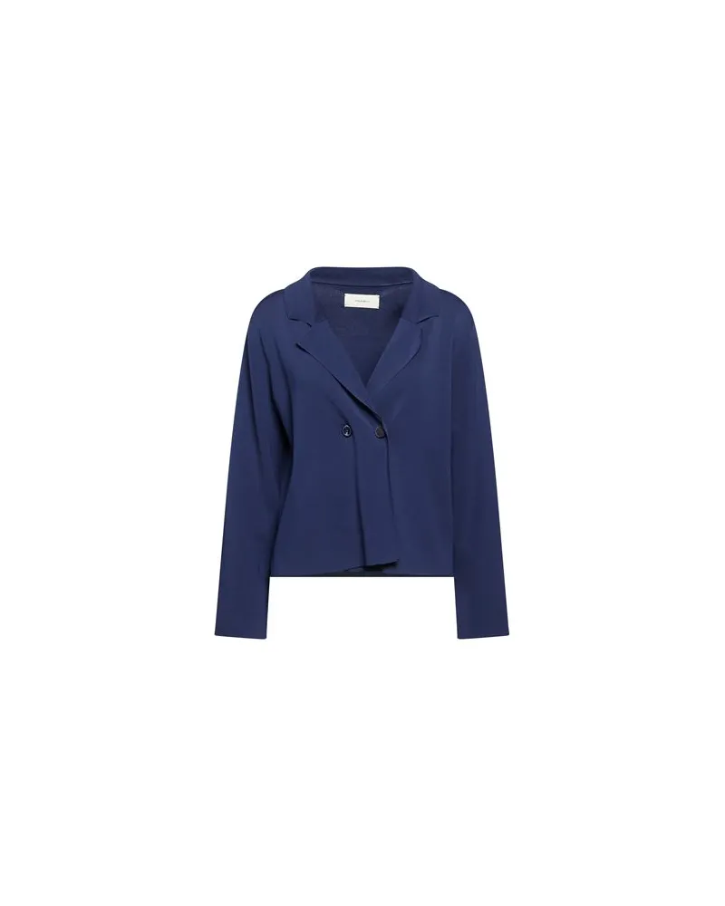 Maliparmi STRICKWAREN - Strickjackenauf YOOX.COM Blau