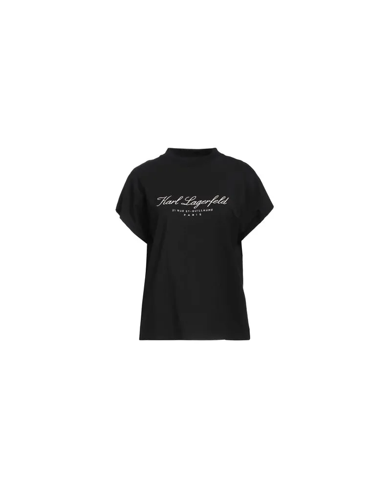 Karl Lagerfeld TOPS - T-shirtsauf YOOX.COM Schwarz