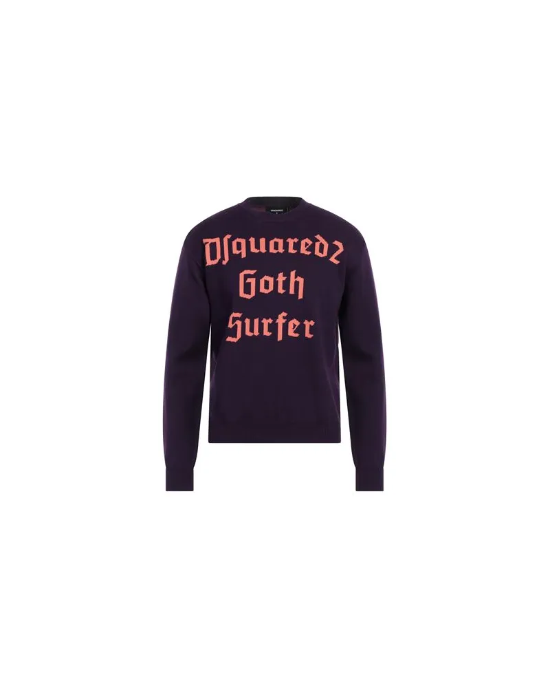 Dsquared2 STRICKWAREN - Pulloverauf YOOX.COM Pflaume
