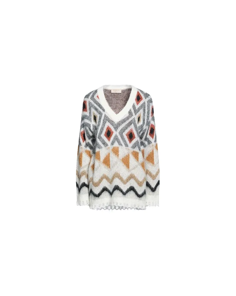 Kaos STRICKWAREN - Pulloverauf YOOX.COM Elfenbein