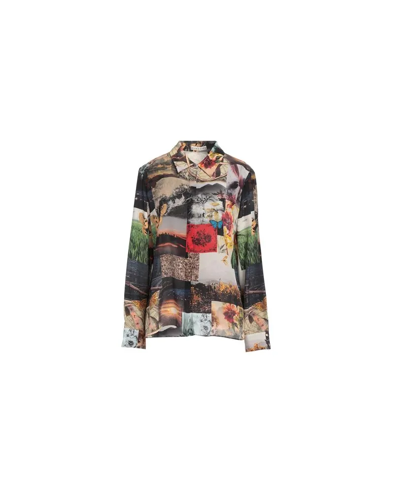 Alice + Olivia TOPS - Hemdenauf YOOX.COM Schwarz