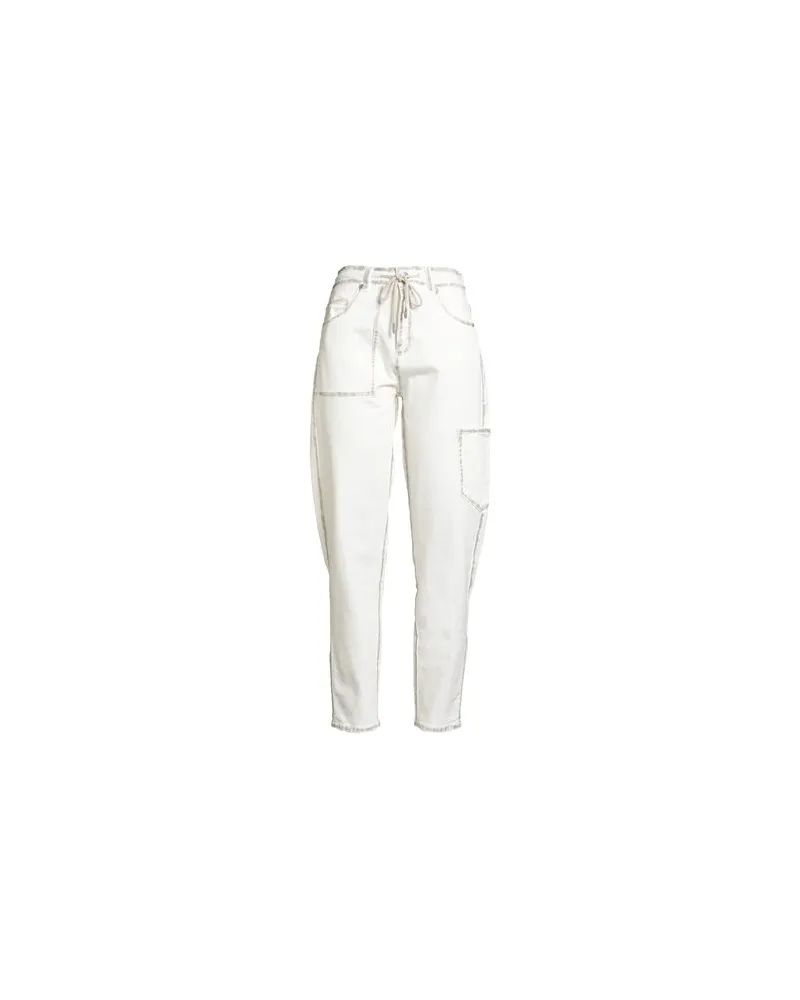 PANICALE Cashmere HOSEN & RÖCKE - Jeanshosenauf YOOX.COM Weiß