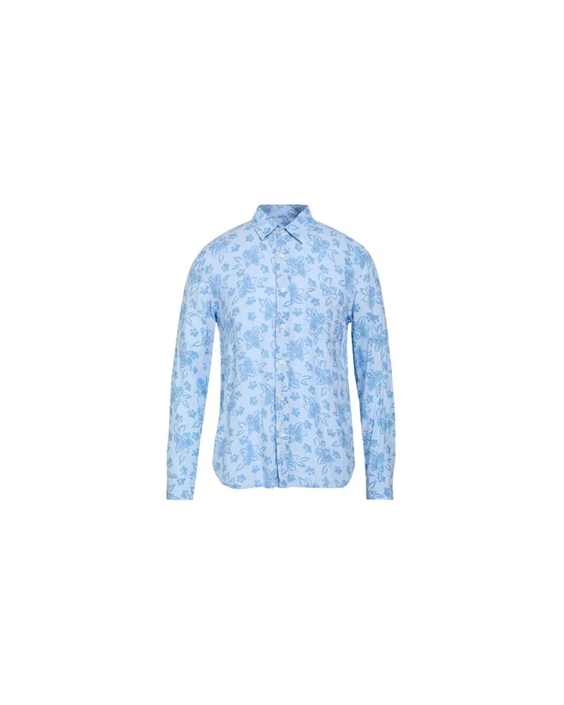 120% Lino TOPS - Hemdenauf YOOX.COM Hellblau