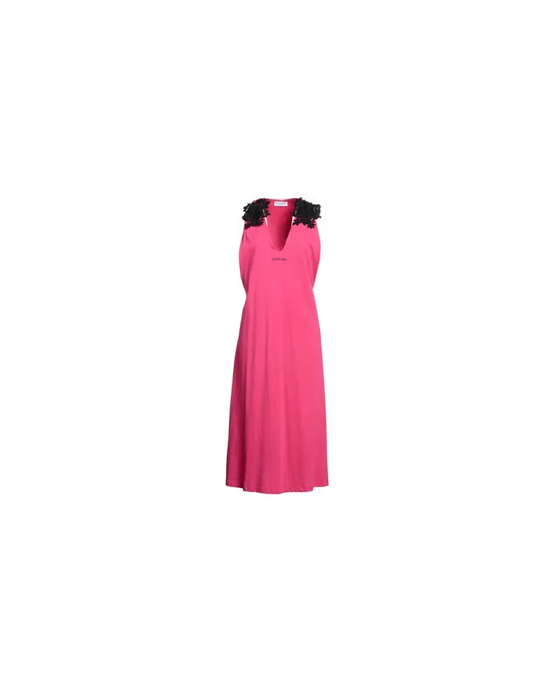 Odi et Amo KLEIDER - Midi-Kleiderauf YOOX.COM Fuchsia