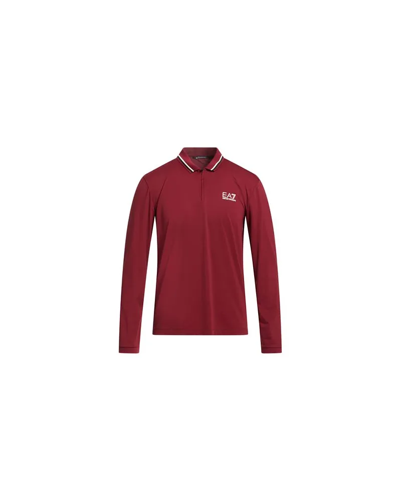 EA7 TOPS - Poloshirtsauf YOOX.COM Ziegelrot