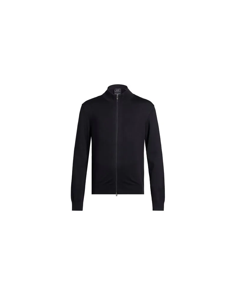 Armani Exchange STRICKWAREN - Strickjackenauf YOOX.COM Schwarz