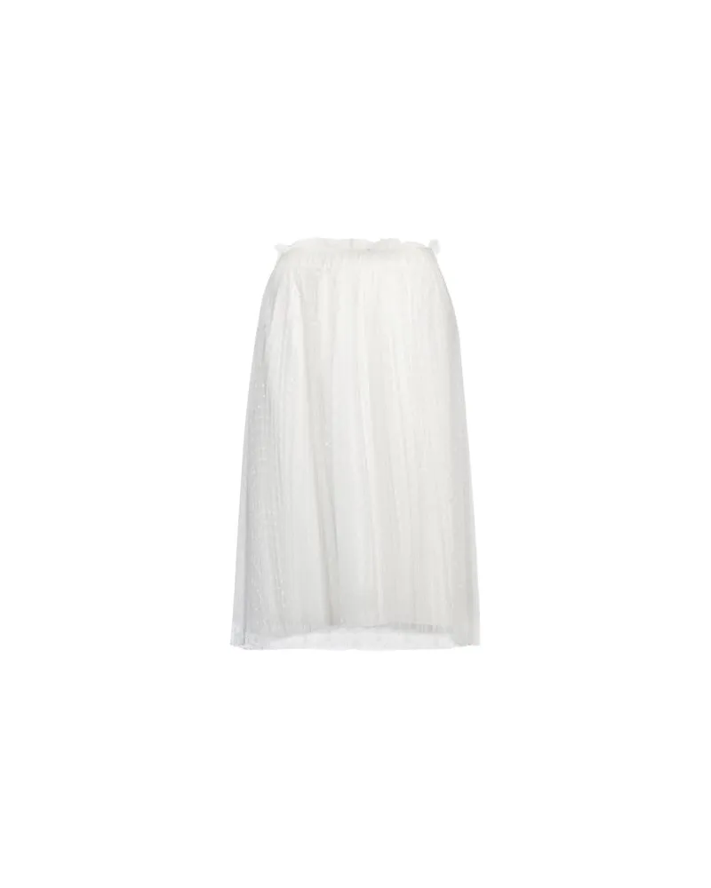 RED Valentino HOSEN & RÖCKE - Midi-Röckeauf YOOX.COM Weiß