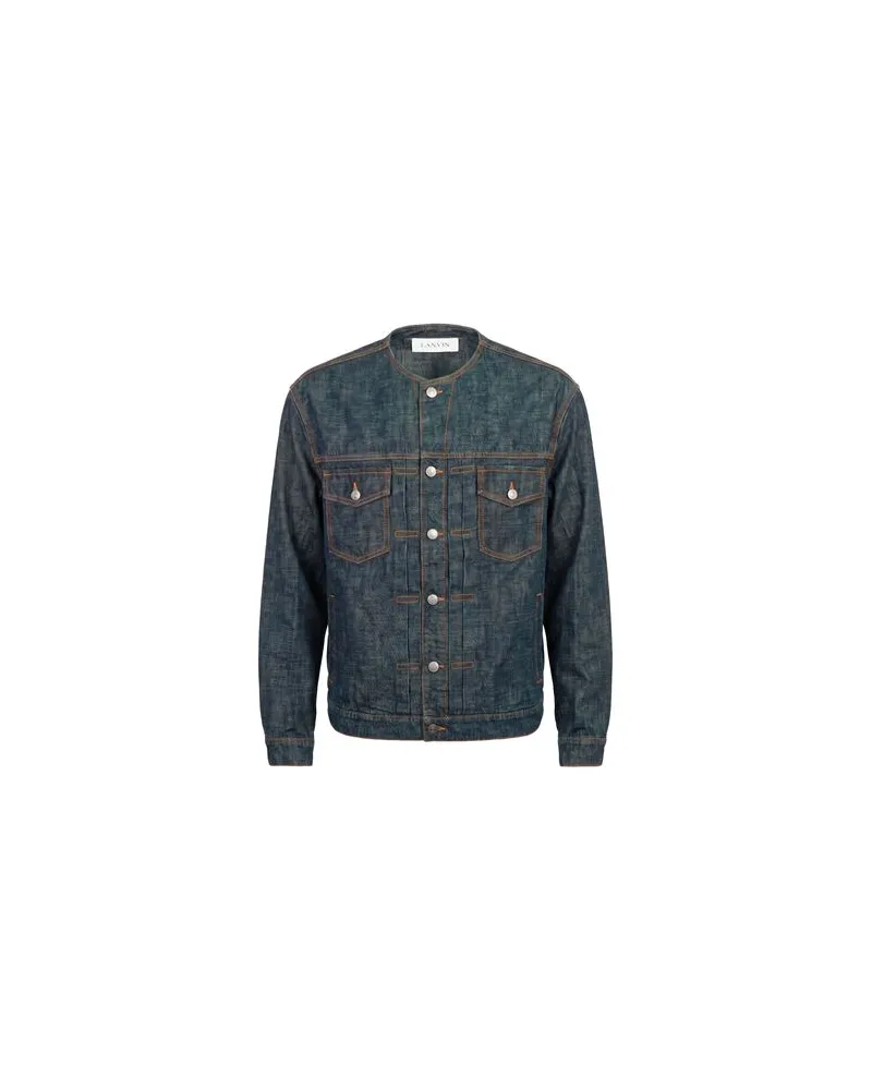 Lanvin JACKEN & MÄNTEL - Jeansjacken/Mäntelauf YOOX.COM Blau