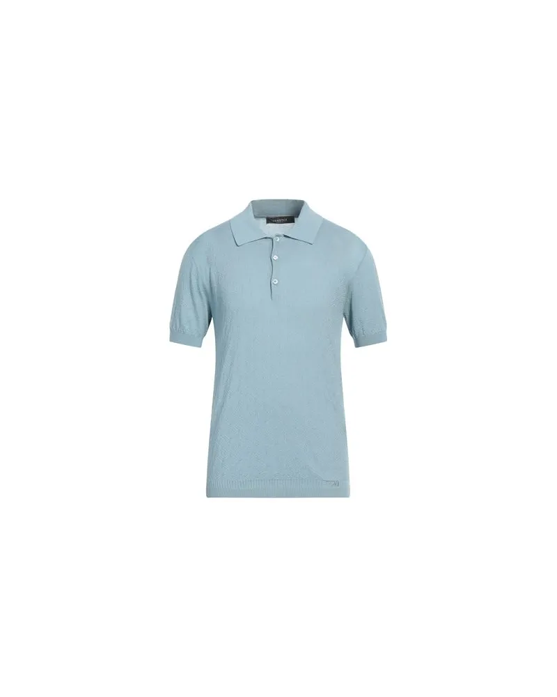 Versace STRICKWAREN - Pulloverauf YOOX.COM Himmelblau
