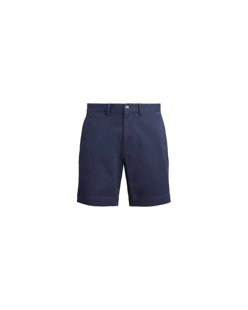 Ralph Lauren 8-INCH STRETCH STRAIGHT FIT TWILL SHORT  - HOSEN & RÖCKE - Shorts & Bermudashortsauf YOOX.COM Nachtblau