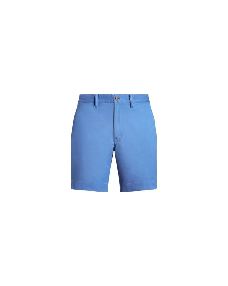 Ralph Lauren 8-INCH STRETCH STRAIGHT FIT TWILL SHORT  - HOSEN & RÖCKE - Shorts & Bermudashortsauf YOOX.COM Taubenblau