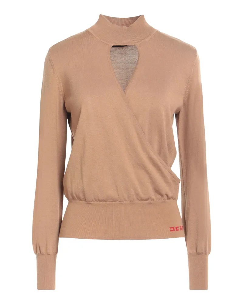 Elisabetta Franchi Rollkragenpullover Kamel