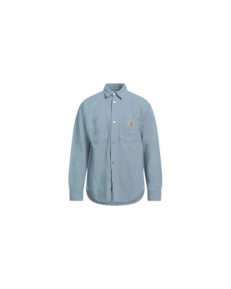Carhartt WIP TOPS - Hemdenauf YOOX.COM Hellblau