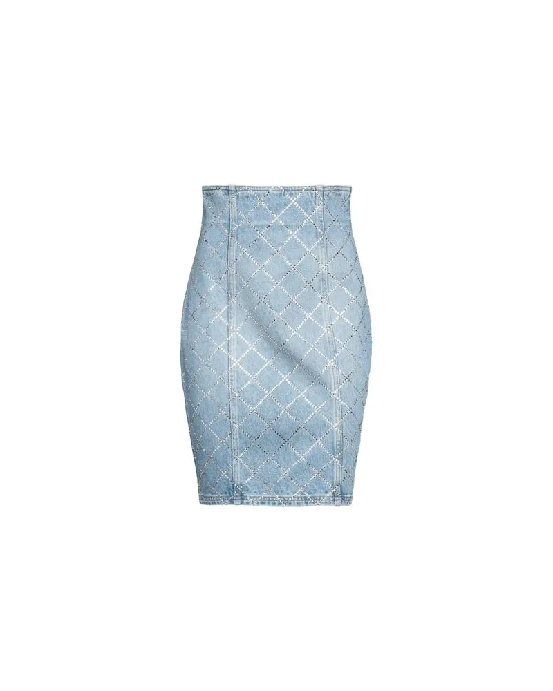 Balmain HOSEN & RÖCKE - Jeansröckeauf YOOX.COM Blau