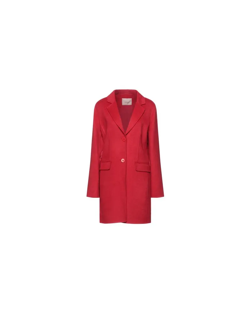 Twin-Set JACKEN & MÄNTEL - Mäntelauf YOOX.COM Rot