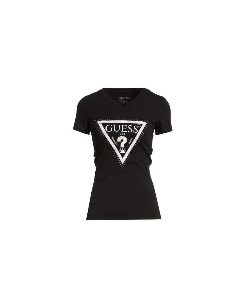 Guess TOPS - T-shirtsauf YOOX.COM Schwarz