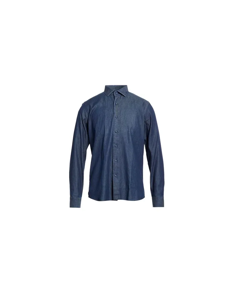 Tagliatore TOPS - Jeanshemdenauf YOOX.COM Blau