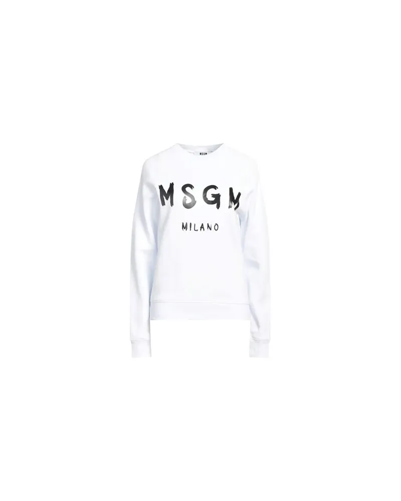 MSGM TOPS - Sweatshirtsauf YOOX.COM Weiß
