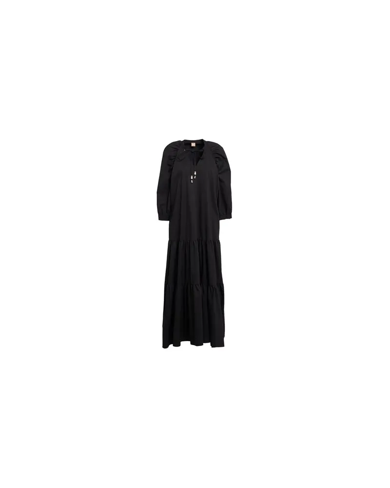 HUGO BOSS KLEIDER - Midi-Kleiderauf YOOX.COM Schwarz