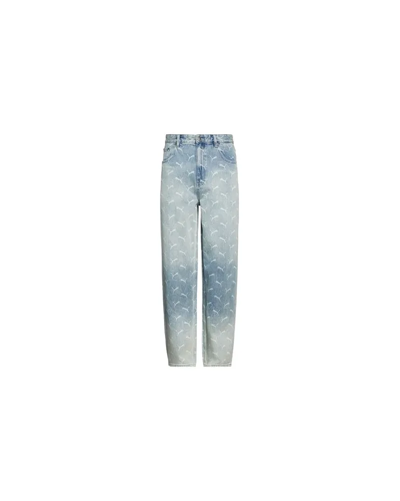 Puma HOSEN & RÖCKE - Jeanshosenauf YOOX.COM Blau