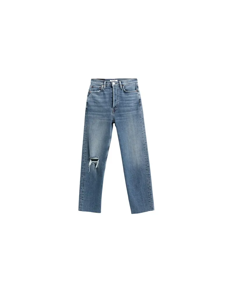 RE/DONE HOSEN & RÖCKE - Jeanshosenauf YOOX.COM Blau
